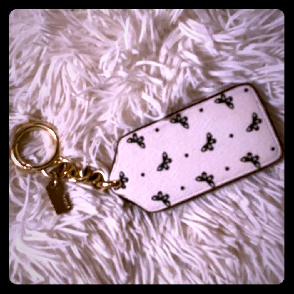 Coach butterfly 🦋 key chain/ bag tag